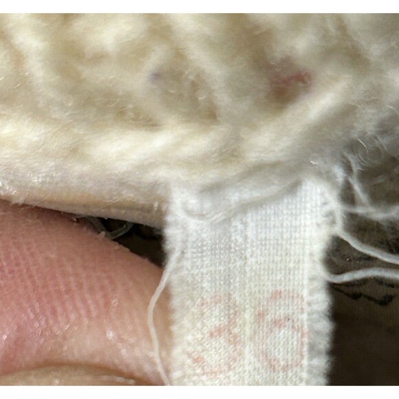 Vtg. Carraig Donn 100% WOOL THICK Cable Zip Cardigan Sweater 36 Medium to Large - Picture 16 of 16